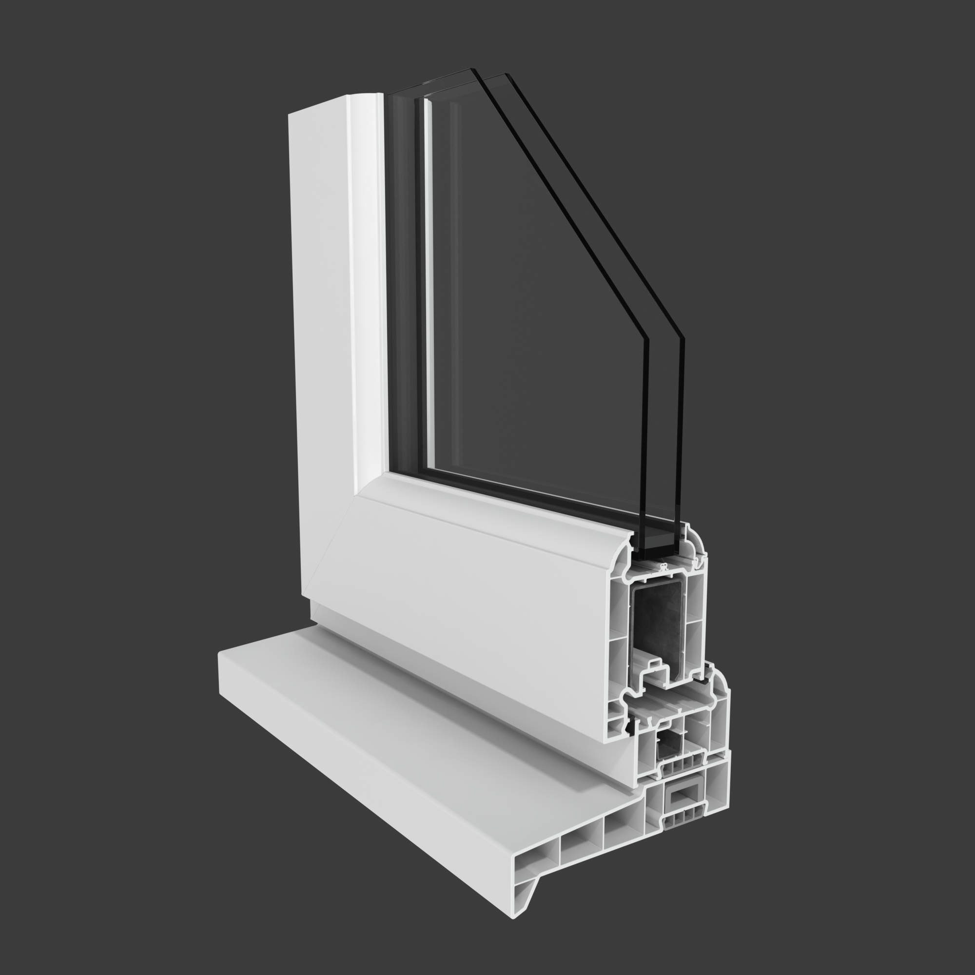 70mm French Door technical detail