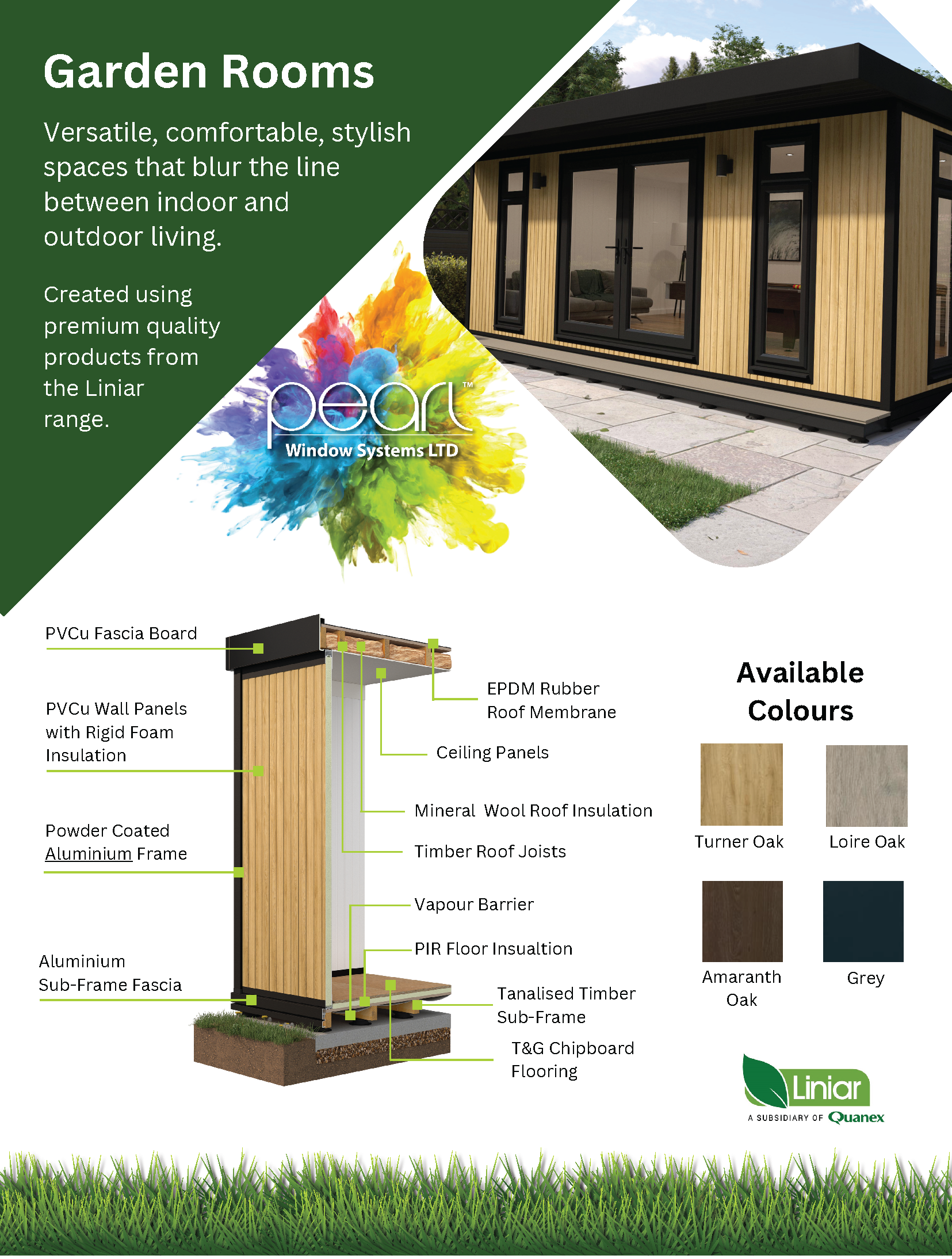 Liniar Garden Room Spaces