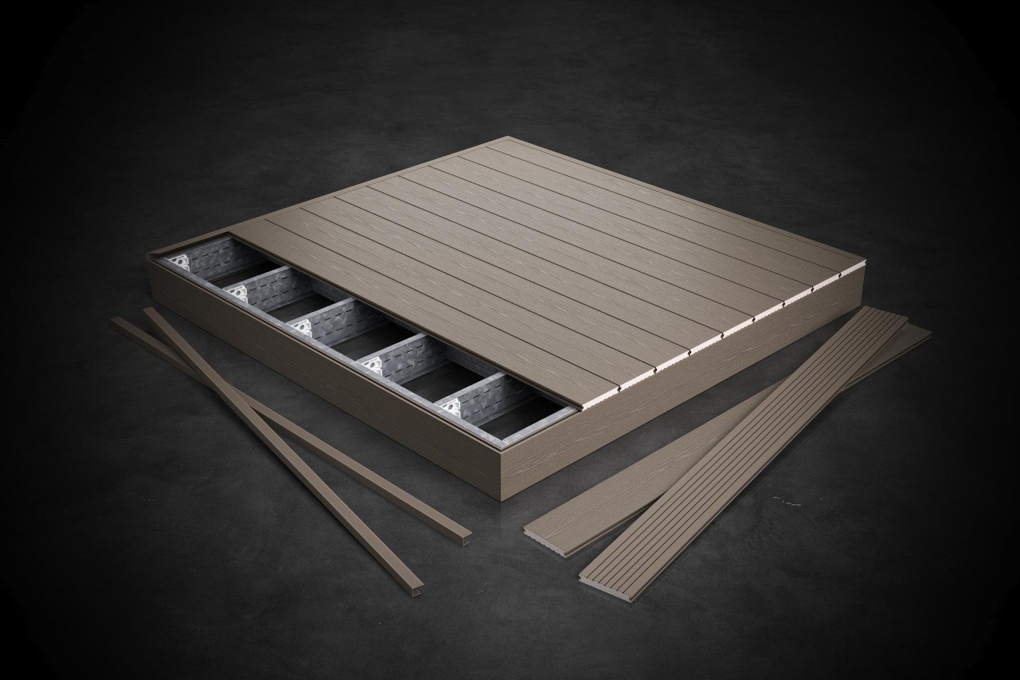 Switchboard Anthracite Grey Decking